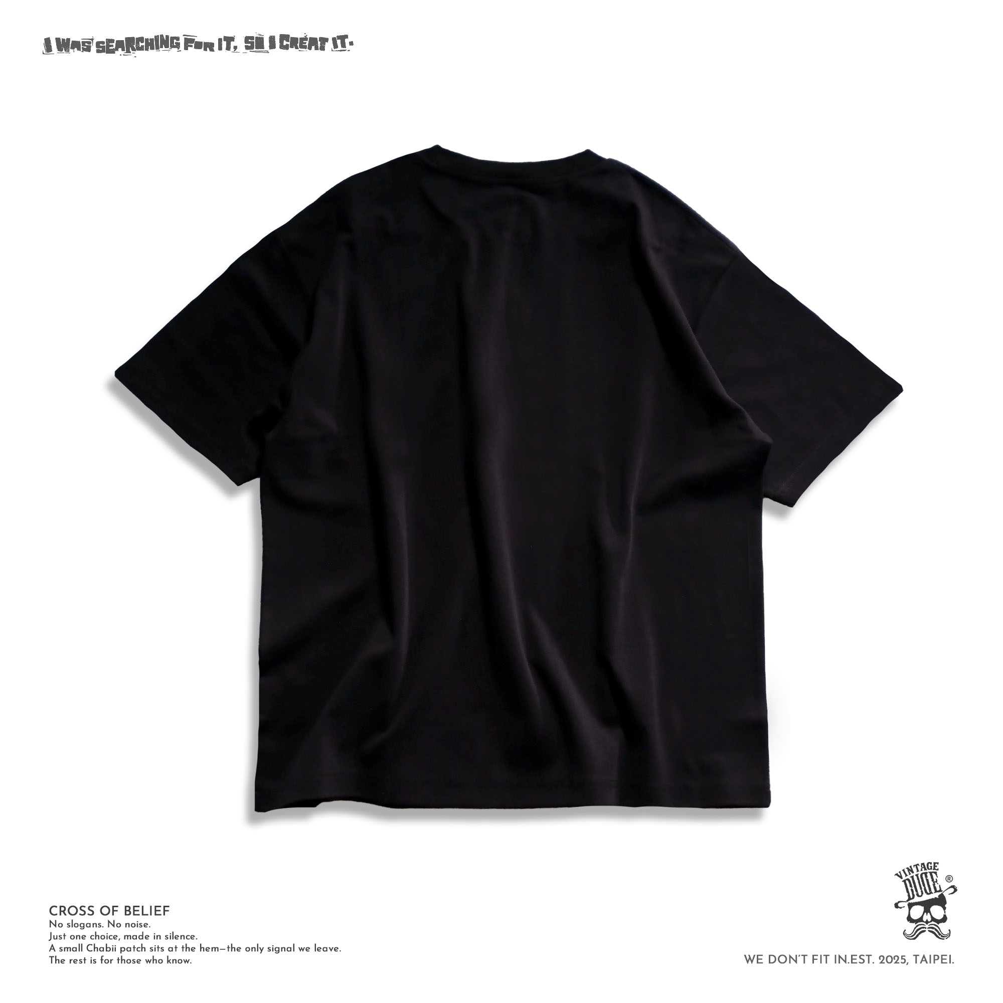 CROSS OF BELIEF｜Short Sleeve Tee | oversize 大尺碼男裝