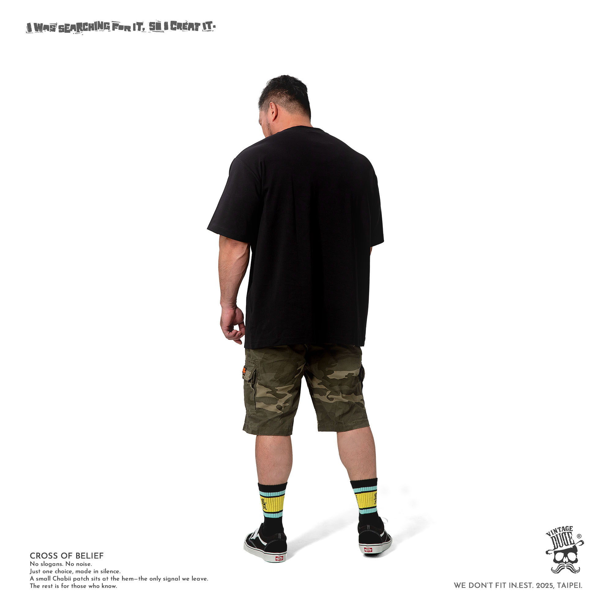 CROSS OF BELIEF｜Short Sleeve Tee | oversize 大尺碼男裝