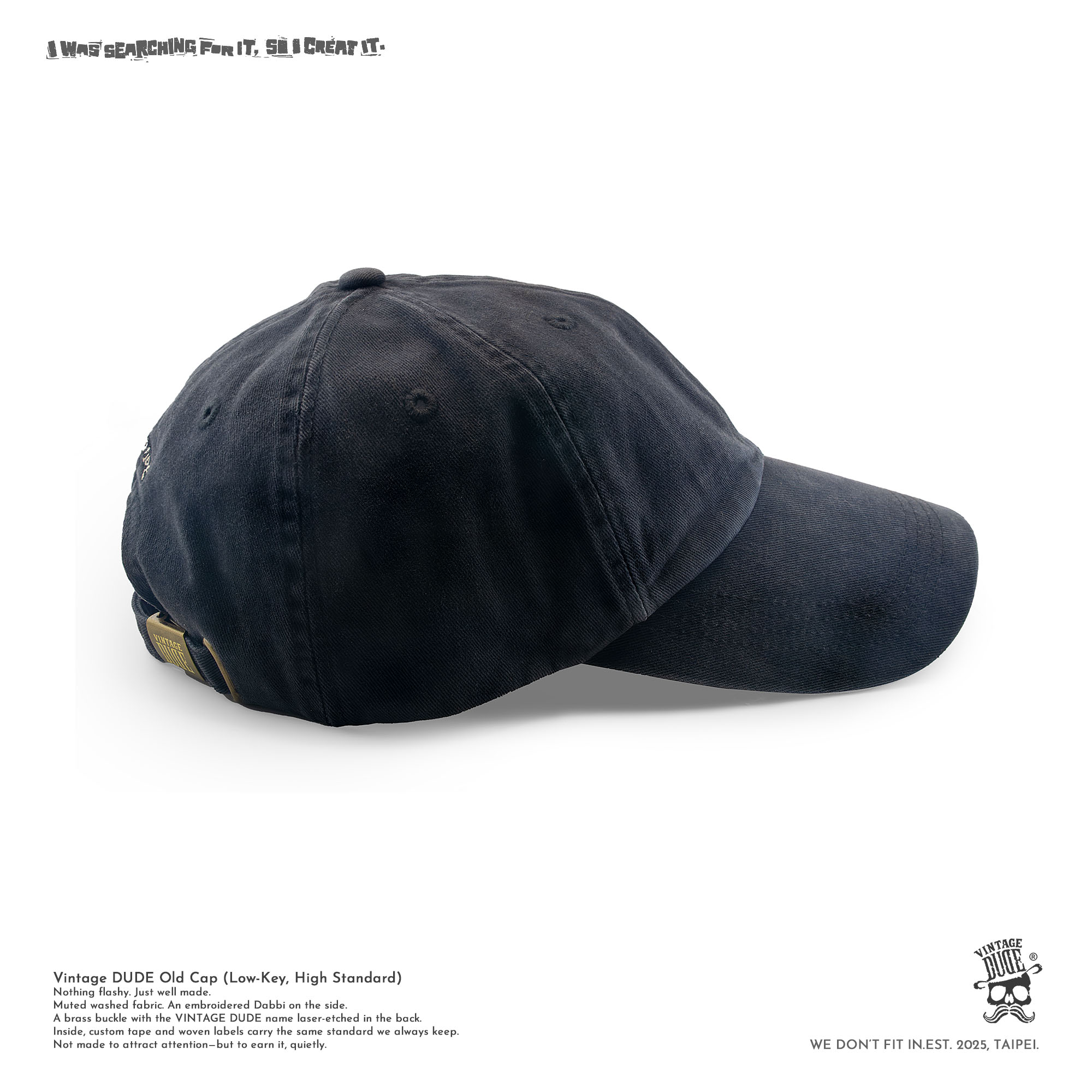 VINTAGE DUDE Original Cap | oversize 大尺碼男裝