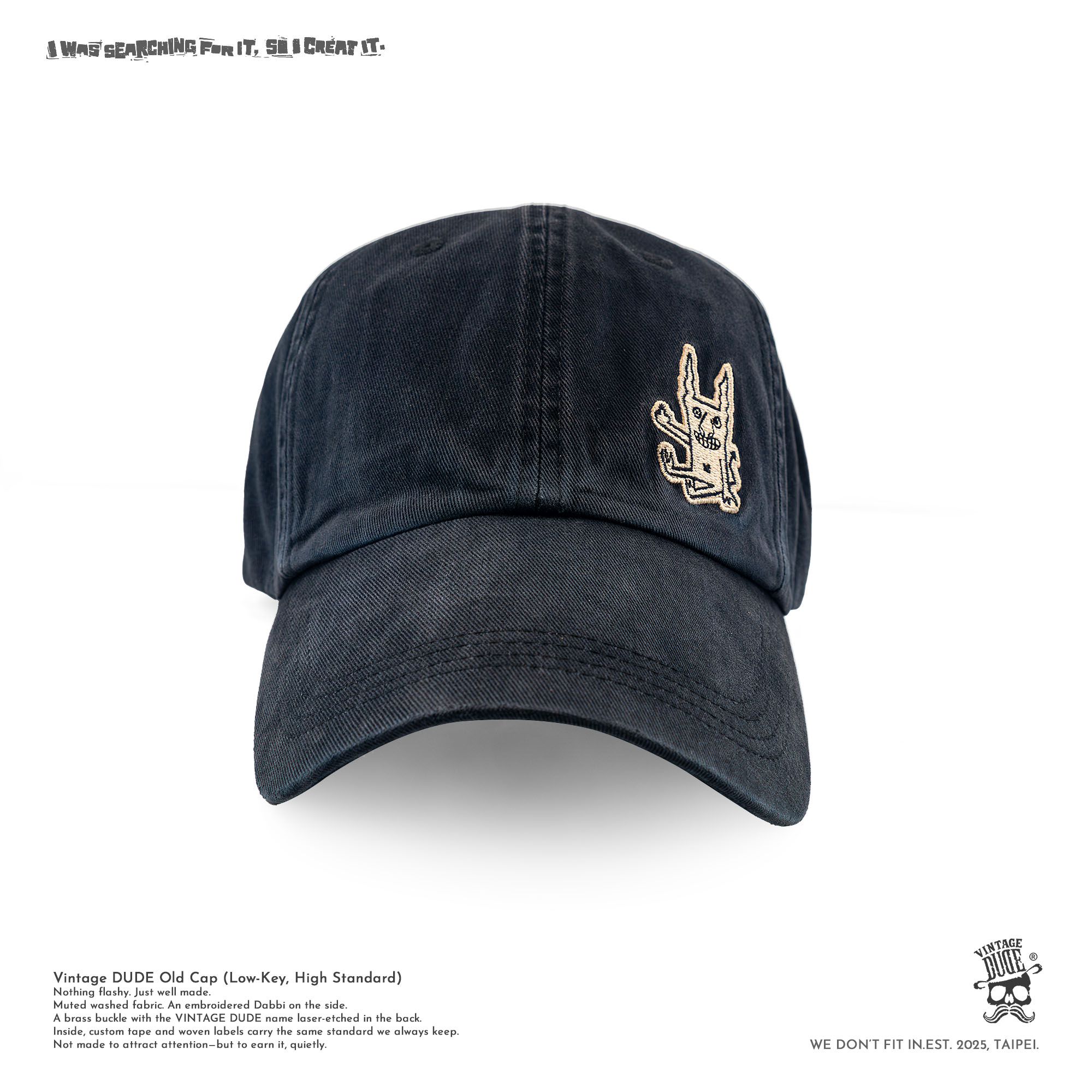 VINTAGE DUDE Original Cap | oversize 大尺碼男裝
