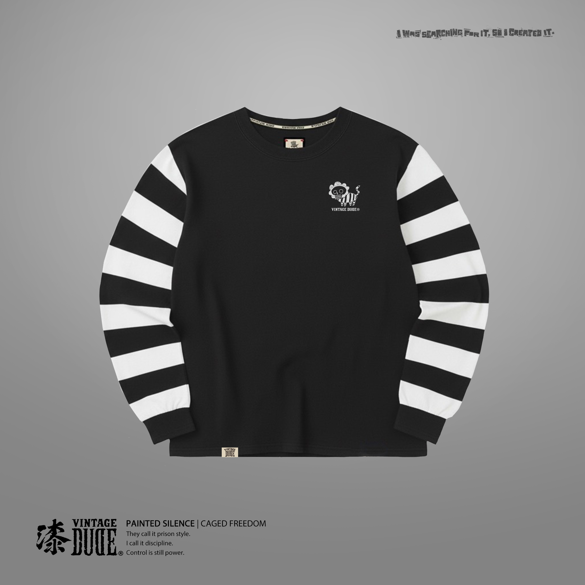 CAGED FREEDOM｜Long-sleeved T-shirt | oversize 大尺碼男裝