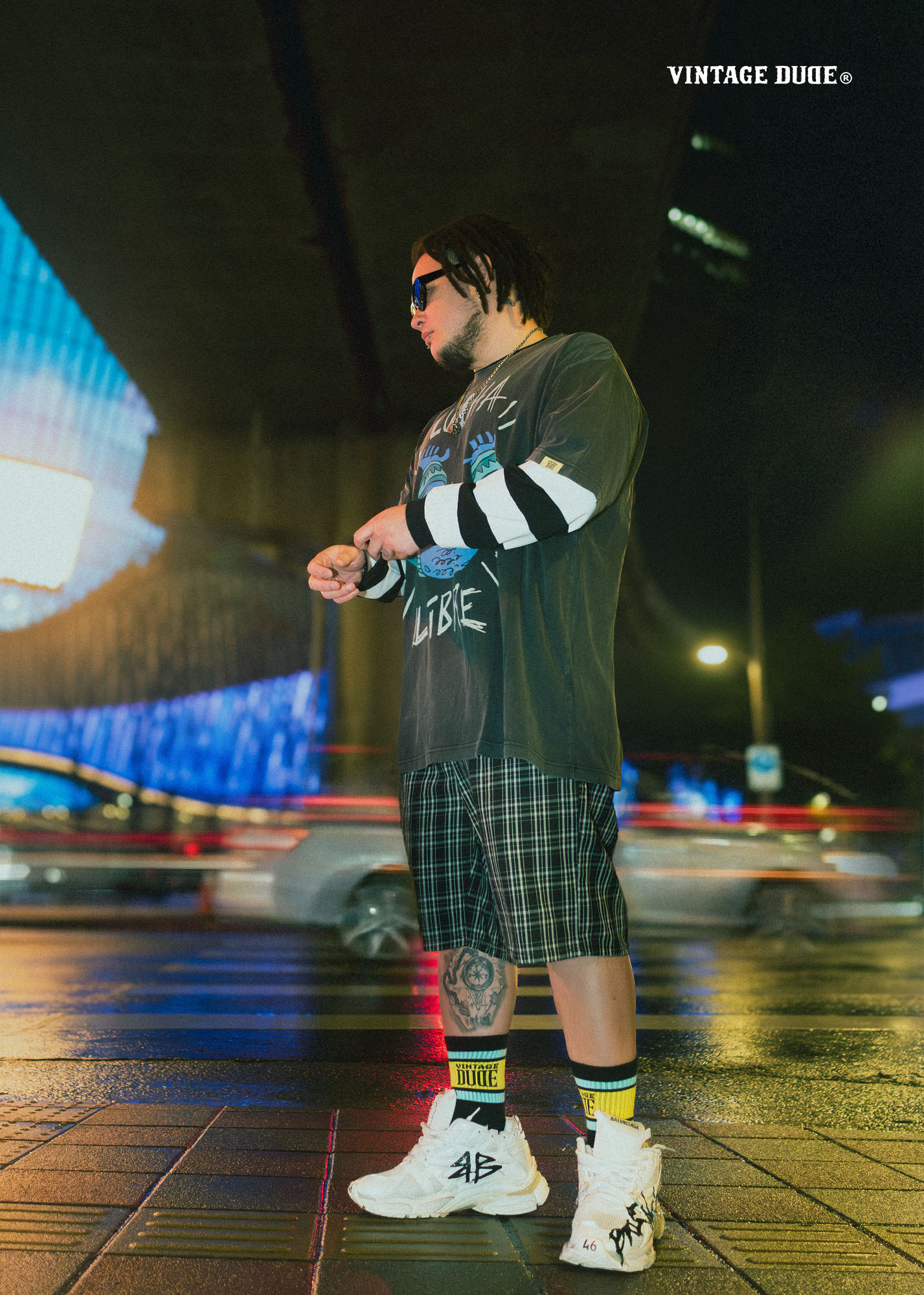 CAGED FREEDOM｜Long-sleeved T-shirt | oversize 大尺碼男裝