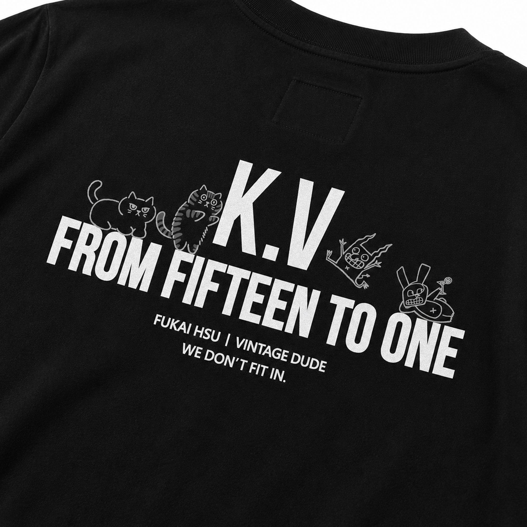 Dare to Wear Your Love｜Black Short Sleeve T-Shirt | oversize 大尺碼男裝