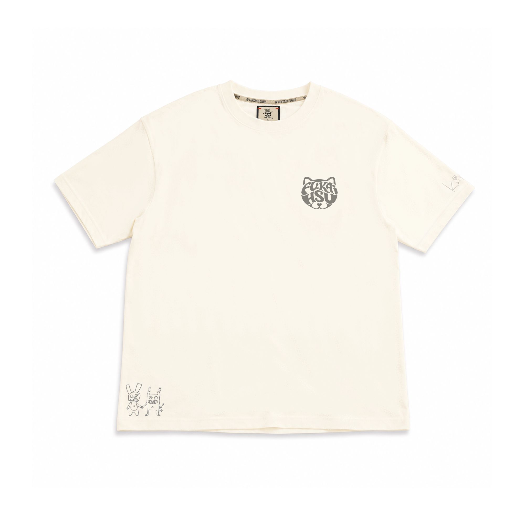 Dare to Wear Your Love｜White Short Sleeve T-Shirt | oversize 大尺碼男裝