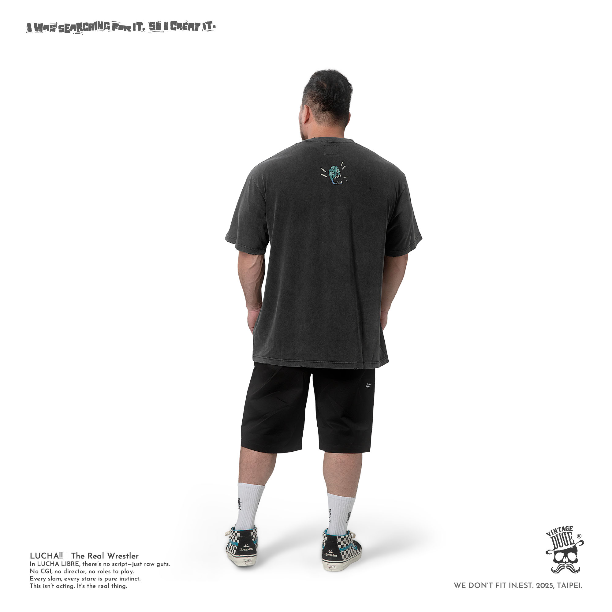 LUCHA!!｜Short Sleeve Tee | oversize 大尺碼男裝